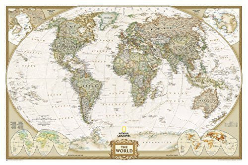 2013 World Executive [Gloss Laminated] (National Geographic Reference Map) - Wide World Maps & MORE! - Map - National Geographic Maps - Wide World Maps & MORE!