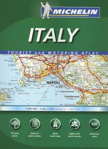 Michelin Italy: Tourist and Motoring Atlas (Michelin Italy Tourist & Motoring Atlas) (Multilingual Edition) - Wide World Maps & MORE! - Book - Brand: Michelin Travel Publications - Wide World Maps & MORE!