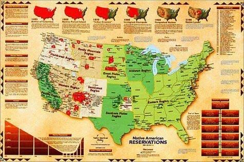 Map of Indian Country - Wide World Maps & MORE!