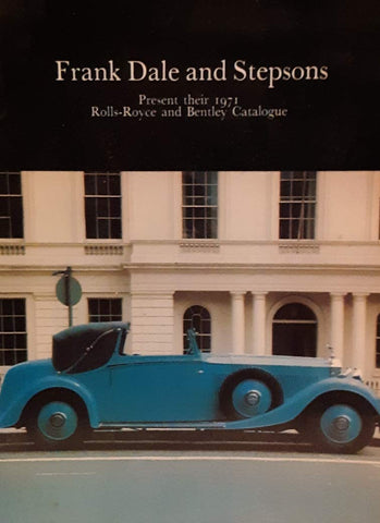 Frank Dale and Stepsons Present Their Rolls-Royce and Bentley Catalogue - Wide World Maps & MORE! - Book - Wide World Maps & MORE! - Wide World Maps & MORE!
