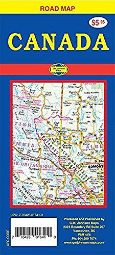 Canada Road Map - Wide World Maps & MORE! - Map - GM Johnson - Wide World Maps & MORE!