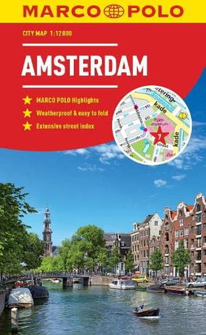 Amsterdam Marco Polo City Map (Marco Polo City Maps) [Map] Marco Polo Travel Publishing - Wide World Maps & MORE!