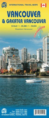 Vancouver & Greater Vancouver 1:20K/1:50K ITM Map - Wide World Maps & MORE! - Book - Wide World Maps & MORE! - Wide World Maps & MORE!