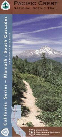 Pacific Crest Trail Klamath - South Cascades Hiking Map - Wide World Maps & MORE! - Book - Wide World Maps & MORE! - Wide World Maps & MORE!