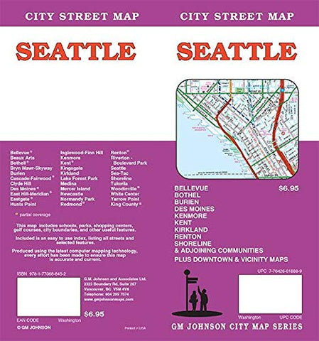 Seattle Washington Street Map - Wide World Maps & MORE!