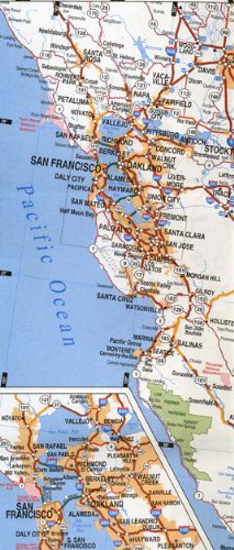 Western United States Regional Map Gloss Laminated - Wide World Maps & MORE!