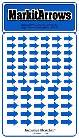 Assorted Blue Arrows - Wide World Maps & MORE! - Office Product - Innovative Ideas - Wide World Maps & MORE!