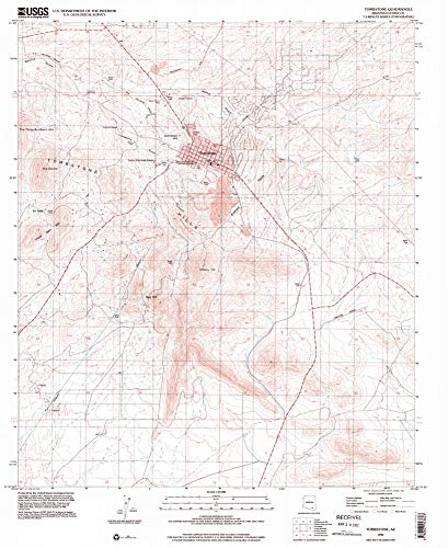 TOMBSTONE, AZ 7.5' 1996 - Wide World Maps & MORE! - Map - Wide World Maps & MORE! - Wide World Maps & MORE!