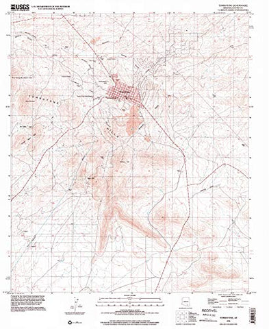 TOMBSTONE, AZ 7.5' 1996 - Wide World Maps & MORE! - Map - Wide World Maps & MORE! - Wide World Maps & MORE!