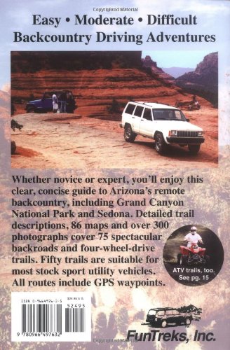 2001 Guide to Arizona Backroads & 4-Wheel Drive Trails [Collectible - Very Good] - Wide World Maps & MORE! - Book - FunTreks Guidebooks - Wide World Maps & MORE!