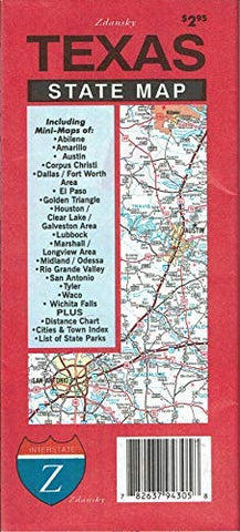 Texas State Map - Wide World Maps & MORE! - Book - Wide World Maps & MORE! - Wide World Maps & MORE!
