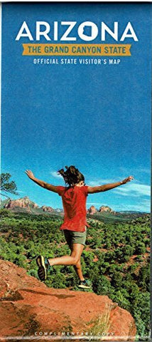 Official State of Arizona Visitors' Map Gloss Laminated Folded Map - Wide World Maps & MORE! - Map - Wide World Maps & MORE! - Wide World Maps & MORE!