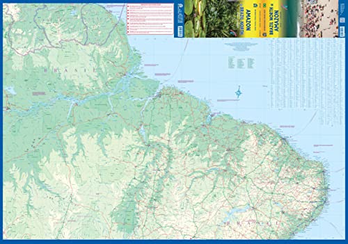 Amazon & Brazil North Travel Reference Map 1:3M Waterproof - Wide World Maps & MORE!