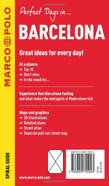 Barcelona Marco Polo Spiral Guide (Marco Polo Spiral Guides) - Wide World Maps & MORE! - Book - Wide World Maps & MORE! - Wide World Maps & MORE!