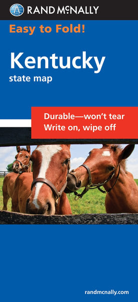 Easy To Fold! Kentucky State Map (Laminated EasyFinder) - Wide World Maps & MORE!