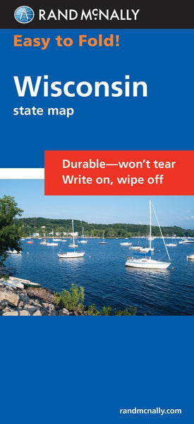 Easy To Fold: Wisconsin (Easyfinder S) - Wide World Maps & MORE! - Book - Rand McNally - Wide World Maps & MORE!