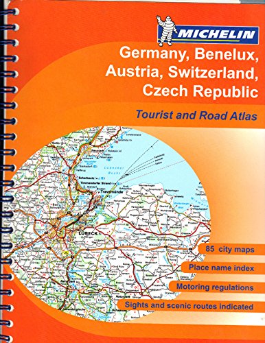 Germany/Benelux/Austria/Switzerland/Czech Republic Tourist and Motoring Atlas - Wide World Maps & MORE! - Book - Wide World Maps & MORE! - Wide World Maps & MORE!
