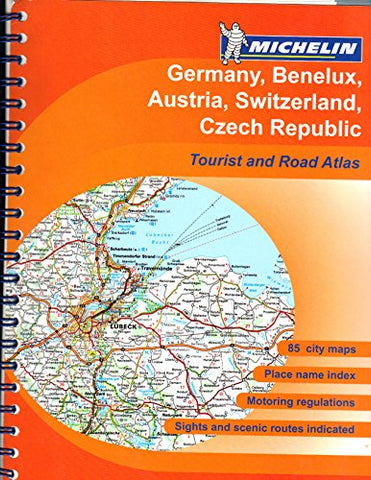 Germany/Benelux/Austria/Switzerland/Czech Republic Tourist and Motoring Atlas - Wide World Maps & MORE! - Book - Wide World Maps & MORE! - Wide World Maps & MORE!