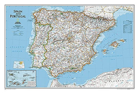 Spain and Portugal Classic [Laminated] (National Geographic Reference Map) by National Geographic Maps - Reference (2011-01-01) - Wide World Maps & MORE!