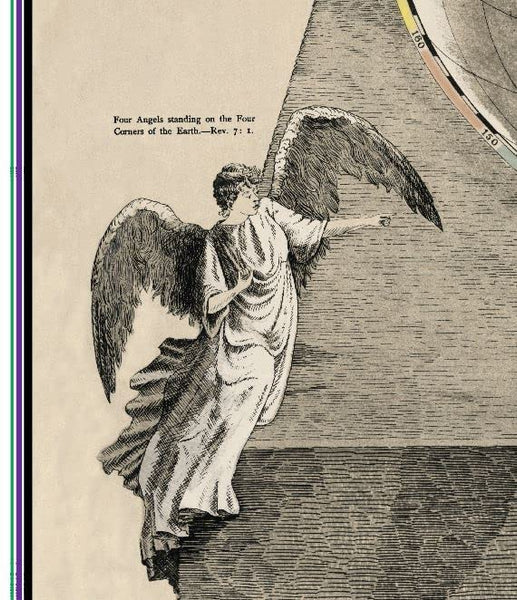 Ferguson's Map of the Square and Stationary Earth 1893 (Flat Earth Map) - Wide World Maps & MORE!