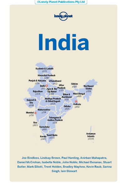 Lonely Planet India (Travel Guide) - Wide World Maps & MORE!