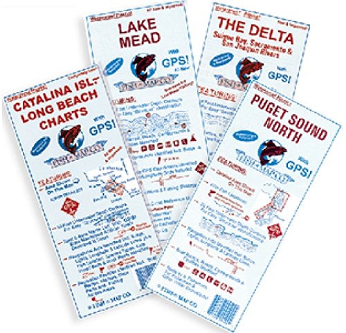 Fish-N-Map Company Lake Tahoe/New Melones 8269 - Wide World Maps & MORE! - Sports - Fish-N-Map - Wide World Maps & MORE!