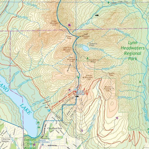 Vancouver Northshore Travel Map [Map] ITMB Canada - Wide World Maps & MORE!