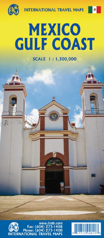 Mexico Gulf Coast Travel Reference Map 1:1.3M - Wide World Maps & MORE!