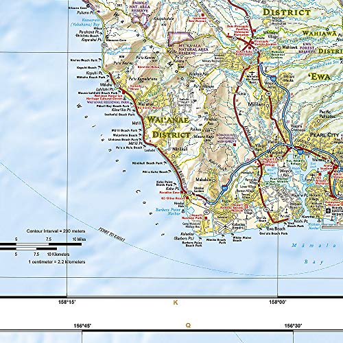 Hawaii (National Geographic Adventure Map, 3111) - Wide World Maps & MORE!
