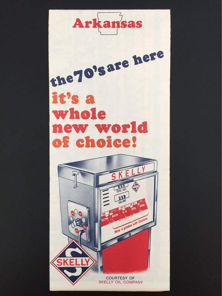 1970 Skelly Oil Arkansas Road Map - Wide World Maps & MORE! - Office Product - H.M. Gousha - Wide World Maps & MORE!