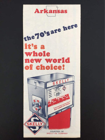 1970 Skelly Oil Arkansas Road Map - Wide World Maps & MORE! - Office Product - H.M. Gousha - Wide World Maps & MORE!
