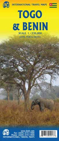 Togo / Benin 1:580,000 - Wide World Maps & MORE! - Map - ITMB Publishing, Ltd. - Wide World Maps & MORE!