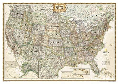 2004 United States Executive - Laminated Map by National Geographic - Wide World Maps & MORE! - Map - National Geographic Maps - Wide World Maps & MORE!