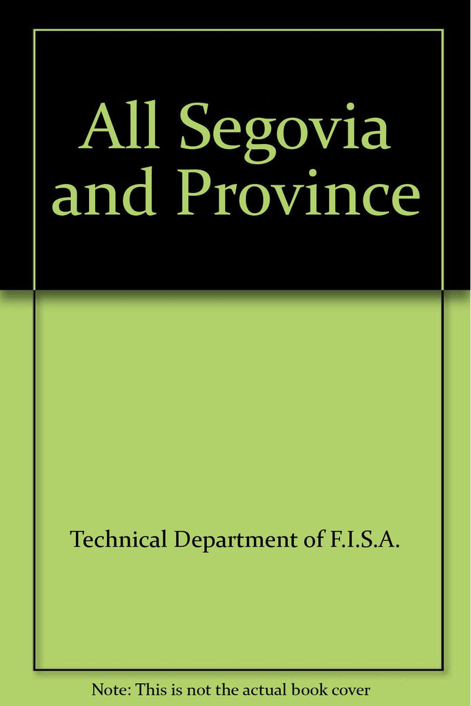 All Segovia and Province - Wide World Maps & MORE! - Book - Wide World Maps & MORE! - Wide World Maps & MORE!