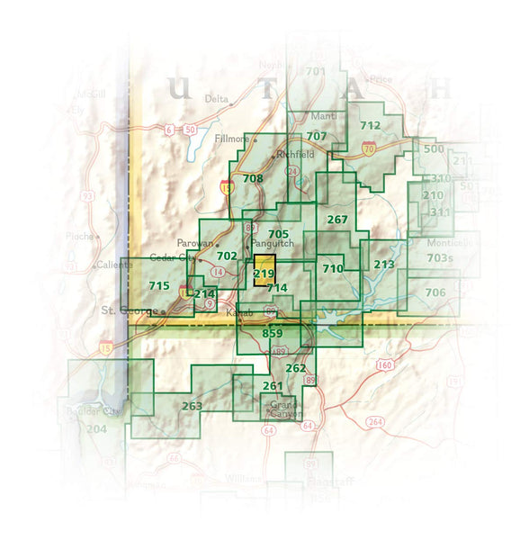 National Geographic TI00000219 Map of Bryce Canyon National Park - Utah - Wide World Maps & MORE!