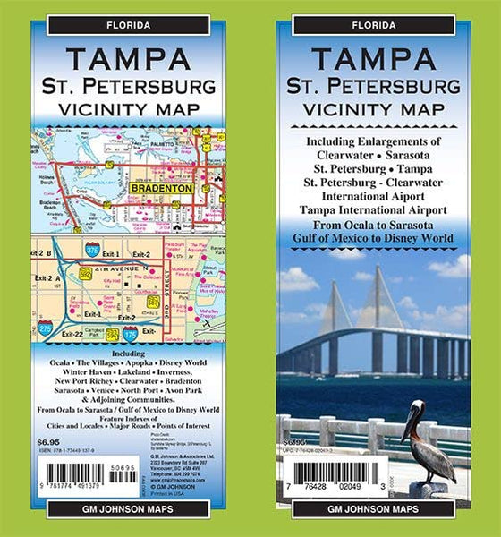 Tampa / St Petersburg – Ocala to Sarasota, Florida Regional Map - Wide World Maps & MORE!