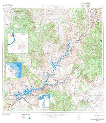 Glen Canyon National Recreatin Area, Utah-Arizona - Wide World Maps & MORE!