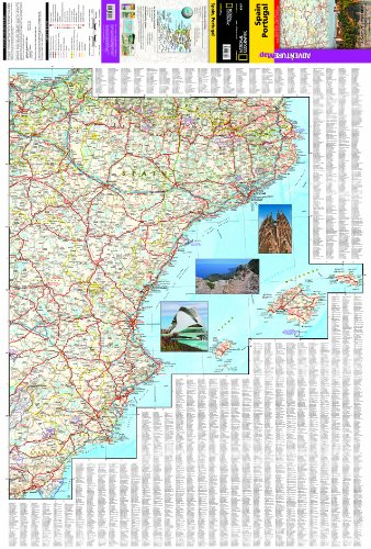 Spain and Portugal (National Geographic Adventure Map, 3307) - Wide World Maps & MORE!