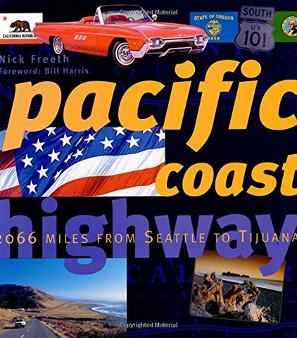 Pacific Coast Highway: 2,066 Miles from Olympia to Tijuana (Purple Book) - Wide World Maps & MORE!