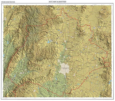 RED VIAL CIUDAD DE AGUASCALIENTES 13 - Wide World Maps & MORE!