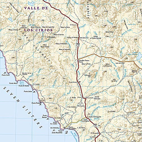 Baja North: Baja California [Mexico] (National Geographic Adventure Map, 3103) - Wide World Maps & MORE!