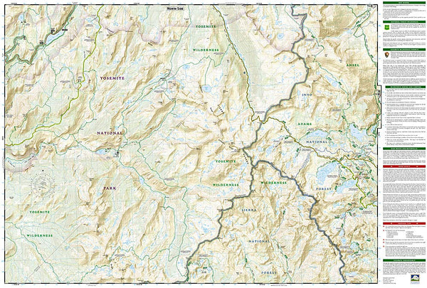Yosemite SE: Ansel Adams Wilderness (National Geographic Trails Illustrated Map) - Wide World Maps & MORE! - Map - National Geographic Maps - Wide World Maps & MORE!