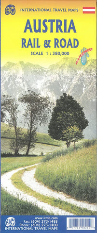 Austria Travel Reference Map 1:380K Waterproof - Wide World Maps & MORE!