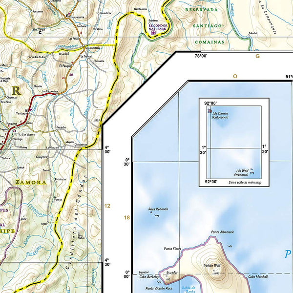 Ecuador and Galapagos Islands (National Geographic Adventure Map) - Wide World Maps & MORE! - Book - Wide World Maps & MORE! - Wide World Maps & MORE!
