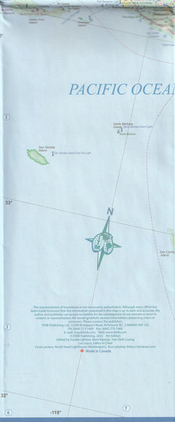 USA Pacific Coast Scale 1 : 1,000,000 [Map] Lan Joyce - Wide World Maps & MORE!
