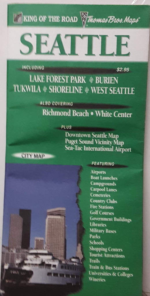 Seattle Map (Map Art Publishing, USA Maps) - Wide World Maps & MORE! - Book - Wide World Maps & MORE! - Wide World Maps & MORE!