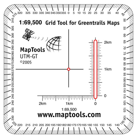 MapTools Green Trails UTM Slots 1:69,500 - Wide World Maps & MORE! - Sports - MapTools - Wide World Maps & MORE!