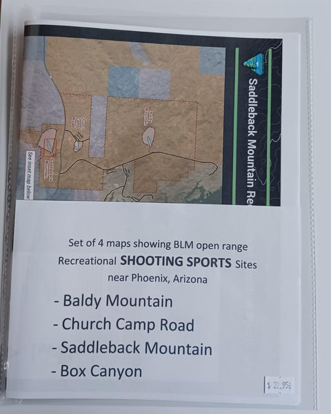Recreational SHOOTING SPORTS Sites near Phoenix, Arizona [Map] Public Lands Group - Wide World Maps & MORE!