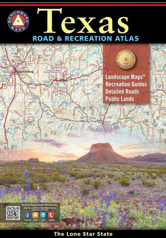 Texas Road & Recreation Atlas [Used - Very Good] - Wide World Maps & MORE! - Book - Benchmark Maps - Wide World Maps & MORE!
