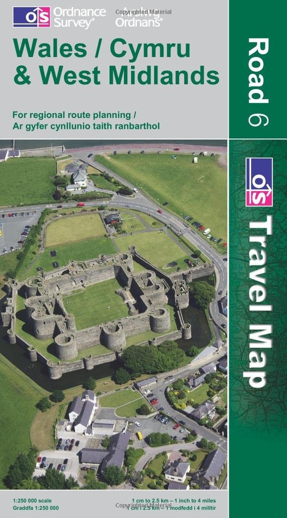 Wales and West Midlands (OS Travel Map - Road Map) - Wide World Maps & MORE! - Book - Wide World Maps & MORE! - Wide World Maps & MORE!